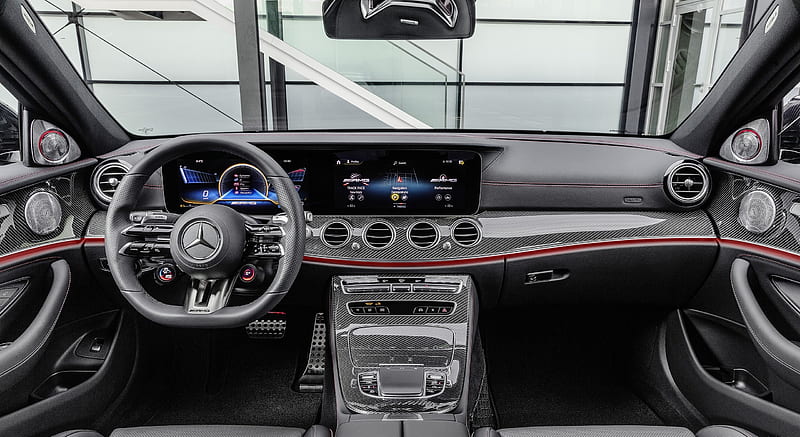 Mercedes Amg E Matic Night Package Interior Cockpit Car