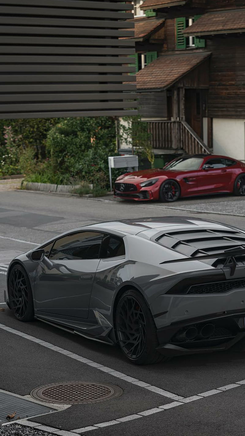 Lambo V Merc Lamborghini Huracan Mercedes Amg Gt Car Supercar