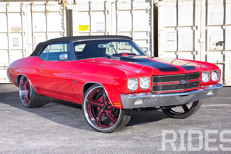 Chevelle Conv Gm Red Custom Wheels Bowtie Hd Wallpaper Peakpx