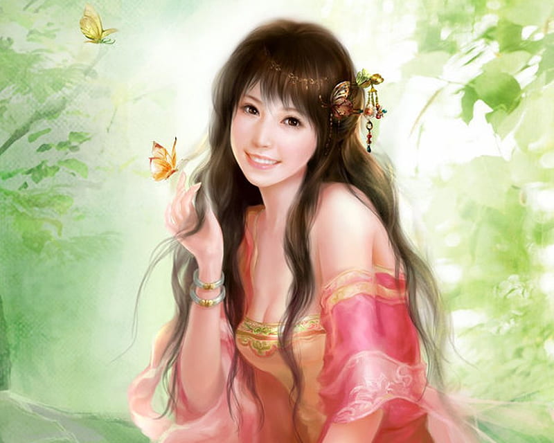Sexy cute oriental girl