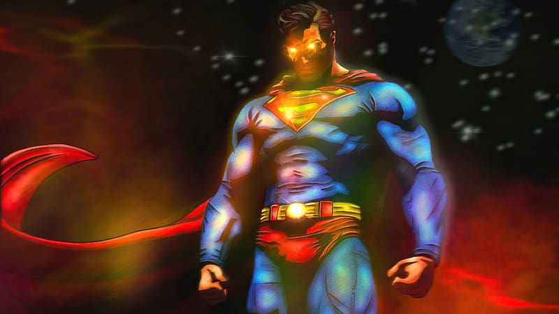 Original Superman Superman Superheroes Artist Artwork Digital Art