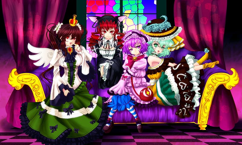 Anime Touhou Utsuho Reiuji Koishi Komeiji Satori Komeiji Rin