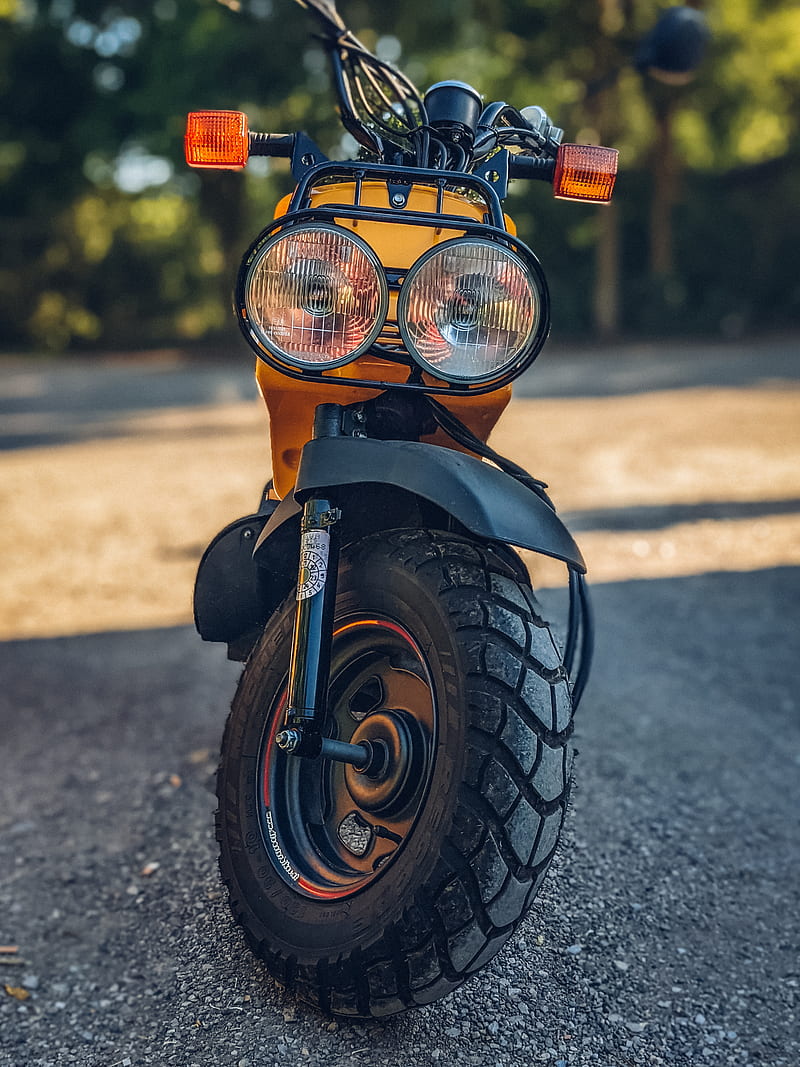 Motorcycle Bike Yellow Headlights Hd Phone Wallpaper Peakpx