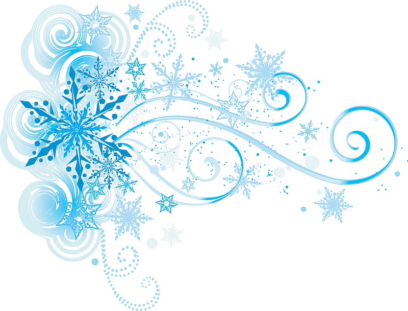 Snowflake Flurries Clipart