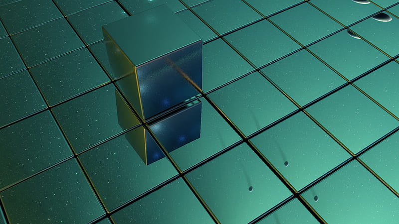 Artistic Cube 3D CGI Digital Art Reflection HD Wallpaper Peakpx