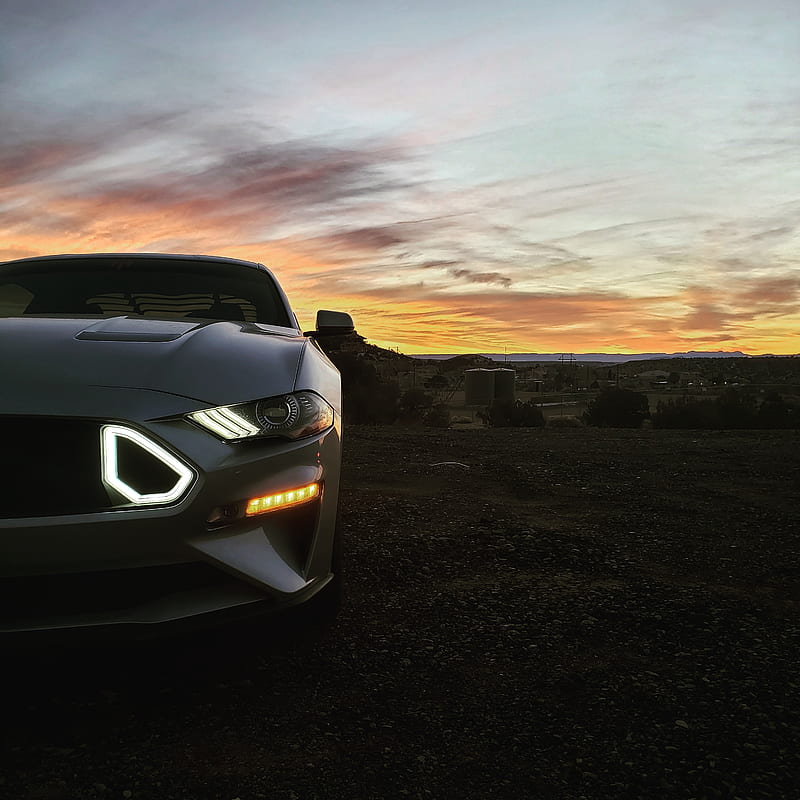 Mustang Sunset Car Ford Hd Mobile Wallpaper Peakpx