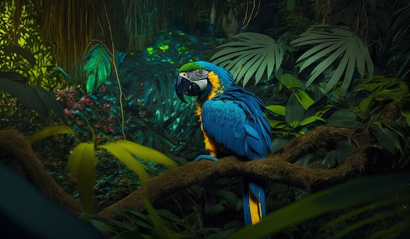 Colorful Bird Macaw Parrot Art HD Wallpaper Peakpx