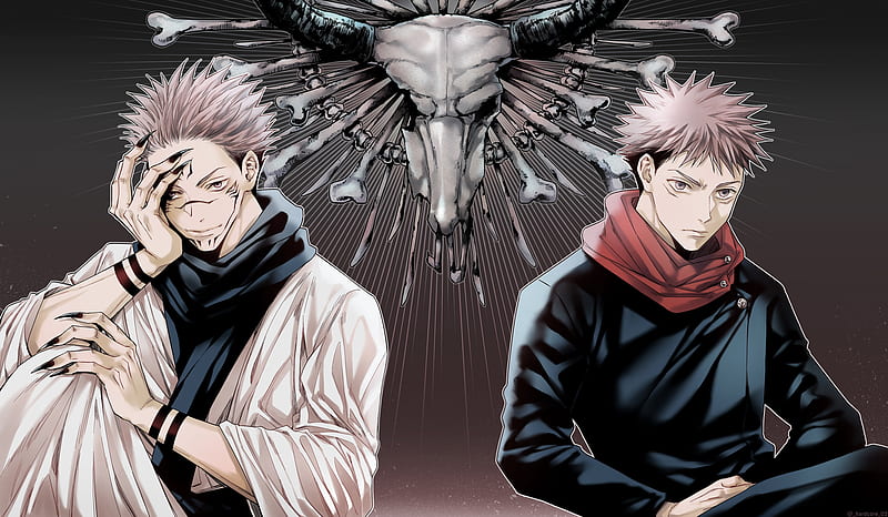 Anime Jujutsu Kaisen Sukuna Jujutsu Kaisen Yuji Itadori HD