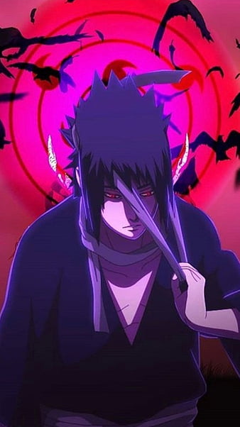 Itachi Uchiha Sharingan Genjutsu Vertical Samurai Anime OFF