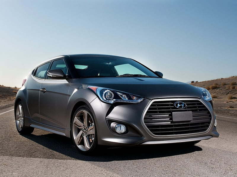 Hyundai Veloster Turbo Turbo Gris Veloster Hyundai Hd Wallpaper