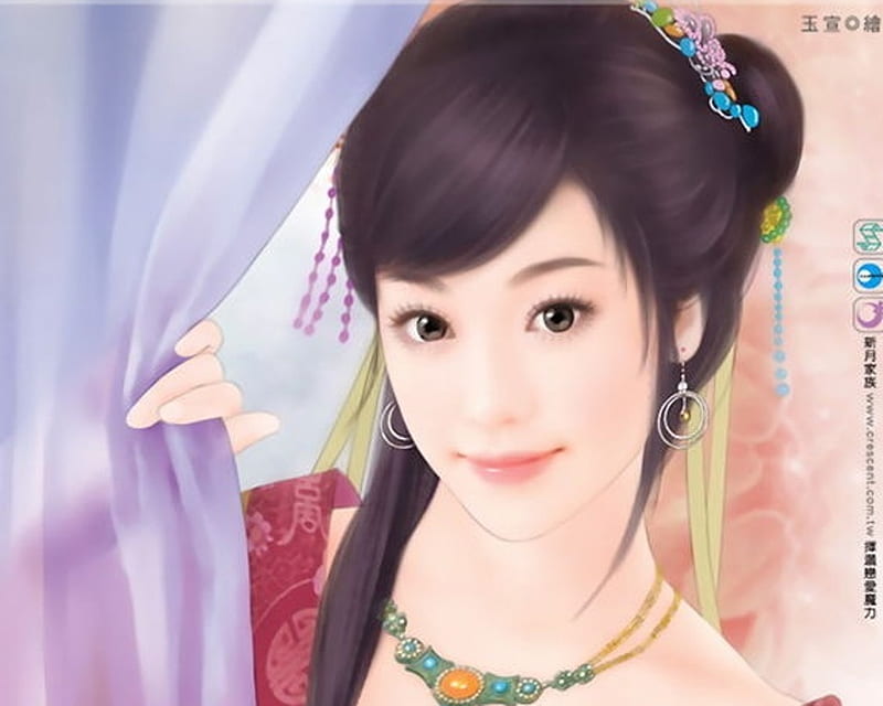 Sexy cute oriental girl