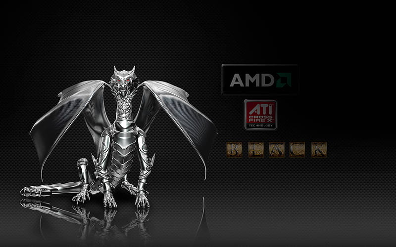 Amd Dragon Black Logo Ryzen Radeon HD Wallpaper Peakpx