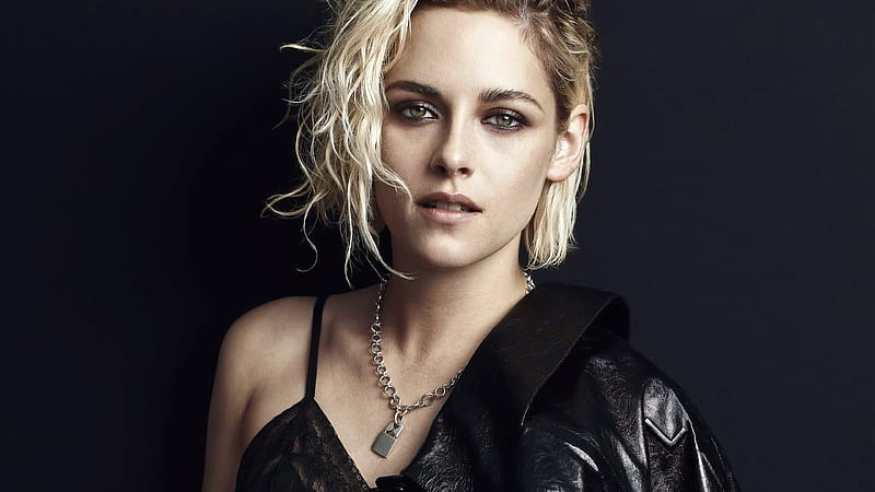 Kristen Stewart Actress Girl Black Blonde Jewel Face Woman Hd