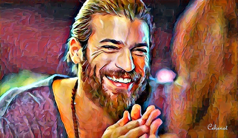 Can Yaman Cehenot Can Portrait Art Smile By Cehenot Man Erkenci