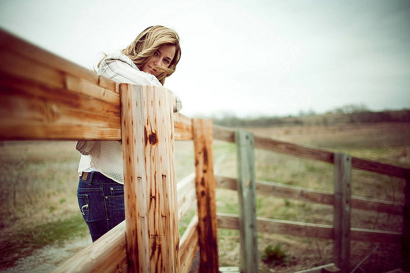 Cowgirl At The Gate Fence Female Corral Models Cowgirl Ranch