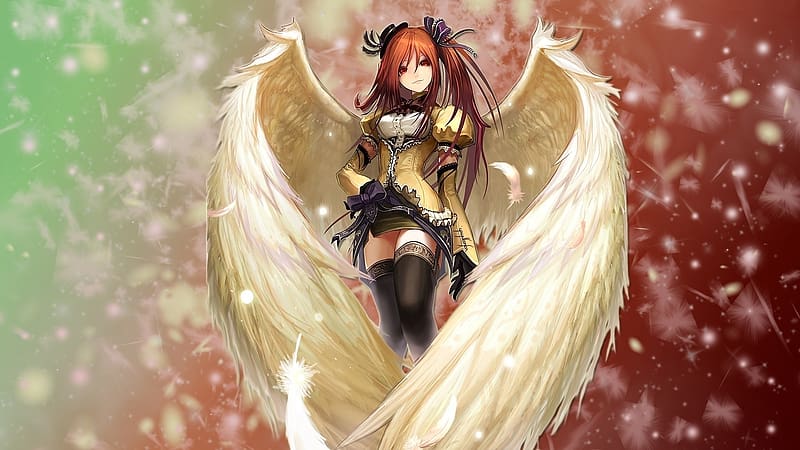 Anime Wings Angel Aquarian Age HD Wallpaper Peakpx