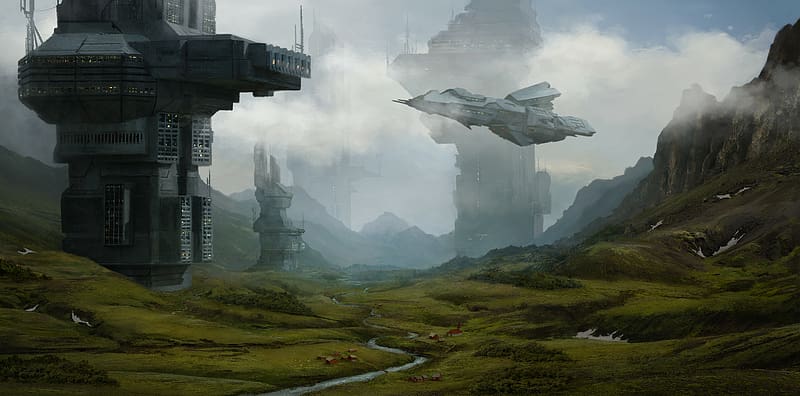 Sci Fi Landscape Hd Wallpaper Peakpx