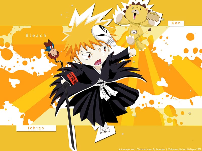 Anime Bleach Ichigo Kurosaki Kon Bleach Hd Wallpaper Peakpx