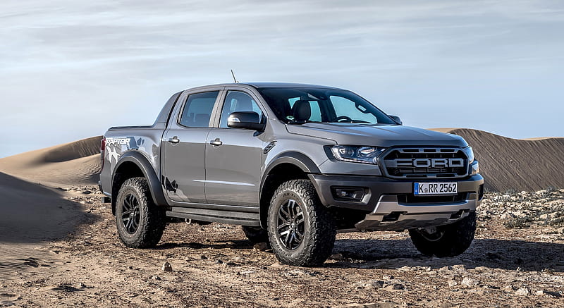 Ford Ranger Raptor Color Conquer Grey Front Three Quarter