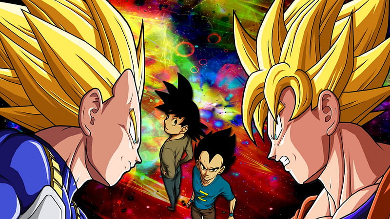 Goku Vegeta RIVALS Dragonball Anime Vegeta Goku Dragonball Z