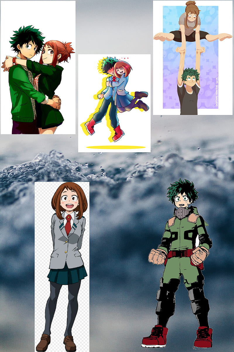 Ochaco And Deku Bnha Izuku Midoria My Hero Academia Uraraka HD Phone Wallpaper Peakpx