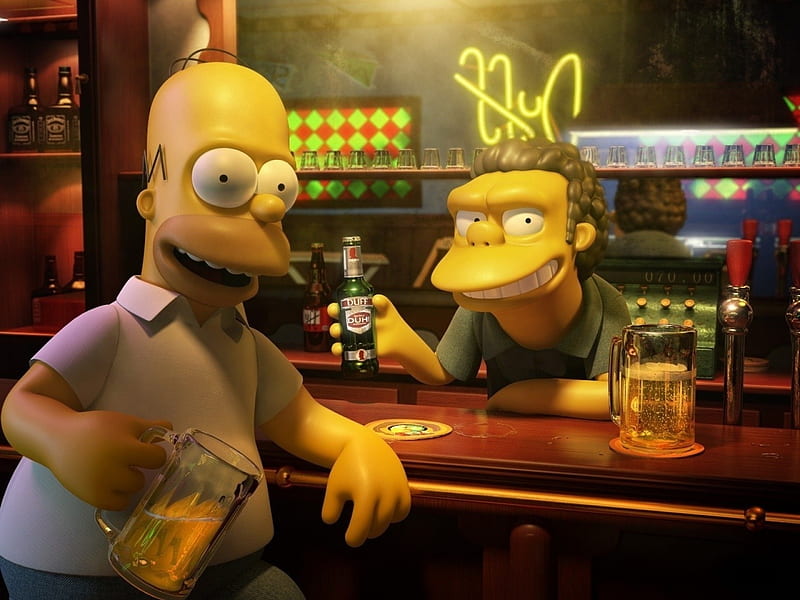 Homer Simpson Tv Show The Simpsons Moe Szyslak Hd Wallpaper Peakpx