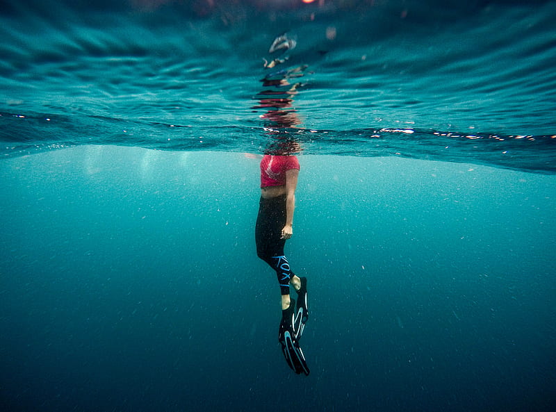 Grafía de persona bajo el agua Fondo de pantalla HD Peakpx