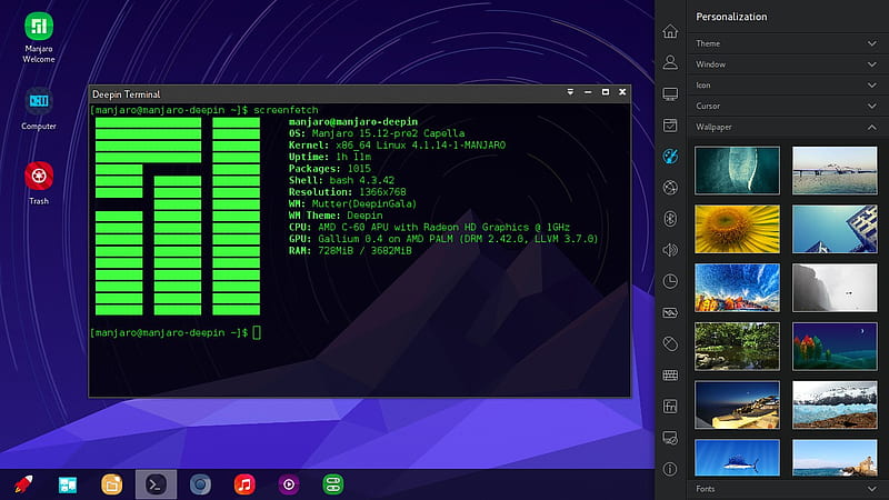 Introducing The First Manjaro Linux Deepin 15 12 Edition A Truly