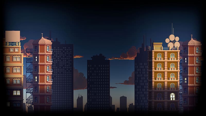 City Building Artistic Pixel Art Hd Wallpaper Peakpx