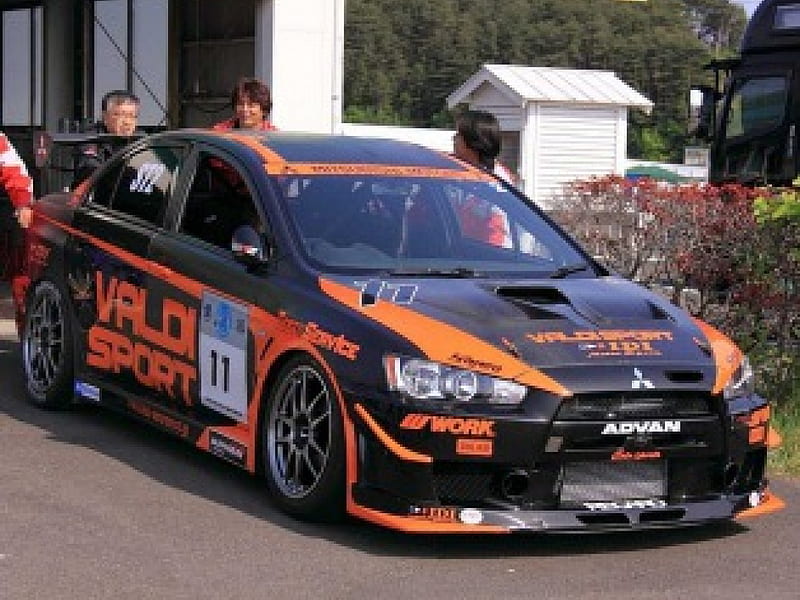 Mitsubishi Lancer Evo X Thrill Endurance Ride Car HD Wallpaper