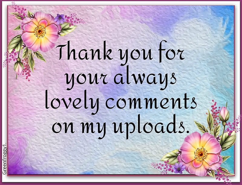 Thank You Comment You Card Thank Hd Wallpaper Peakpx