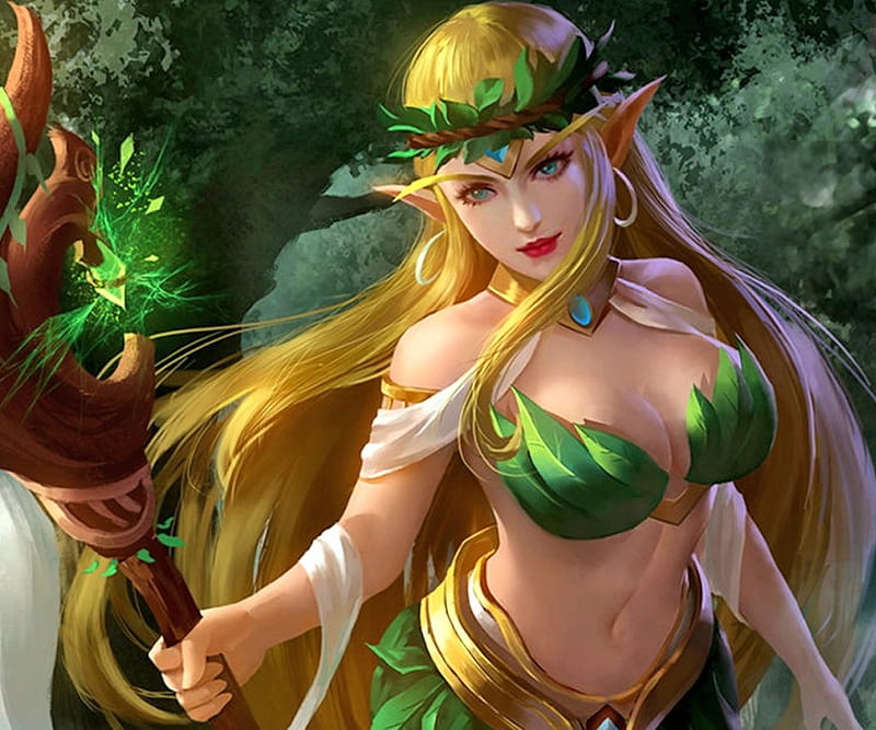 Elf Girl Girl Pretty Fantasy Elf HD Wallpaper Peakpx