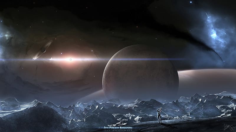 Sci Fi Planet Rise HD Wallpaper Peakpx