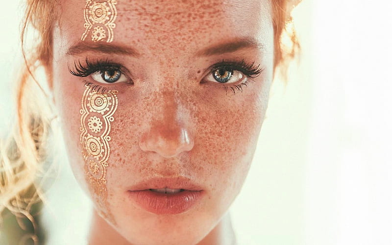 Freckles Face Girl Women HD Wallpaper Peakpx