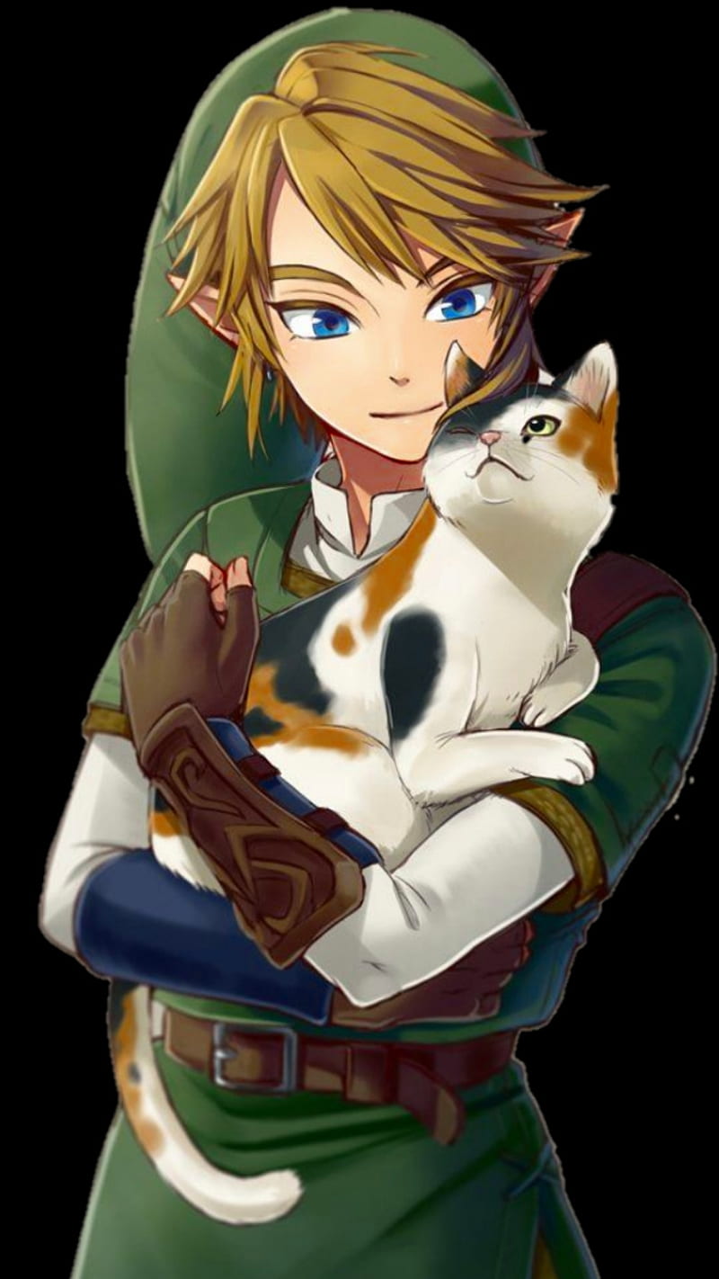 Link Cats The Legend Of Zelda Videojuegos Zelda HD Phone Wallpaper