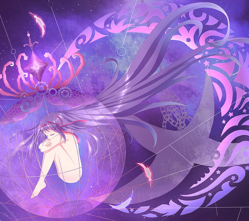 Akemi Anime Girl Homura Madoka Magica Maho Shojo HD Wallpaper Peakpx