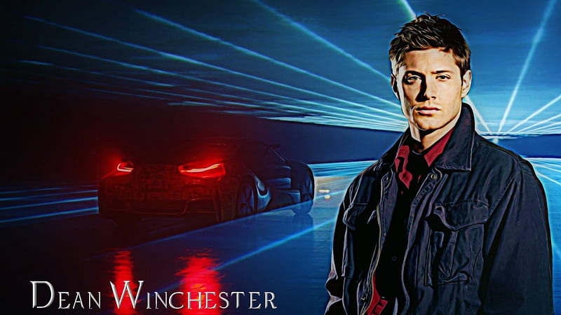 Dean Winchester, carros, tv show, jensen ackles, baby, supernatural, HD wallpaper