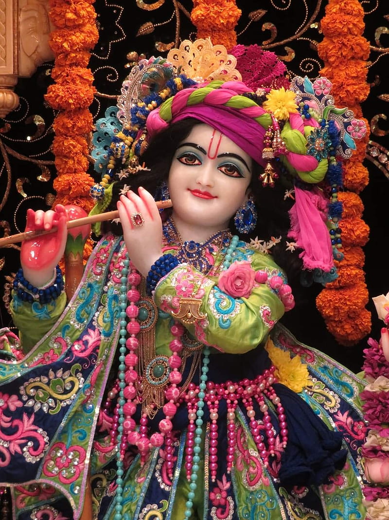 Lord Krishna, creator of everything, main god of hindus, HD phone wallpaper