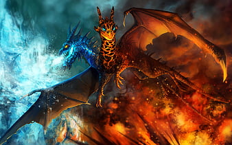 Jakiro, the Twin Head Dragon (HQ Wallpaper) - DOTA 2 Game