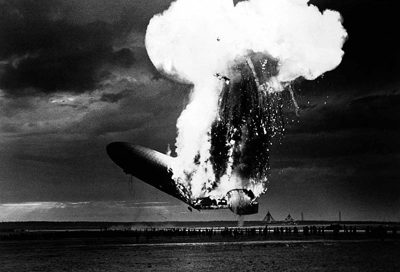 Hindenburg Disaster Ominous, Blimp, Hinenburg, Ominous, Disaster, HD wallpaper