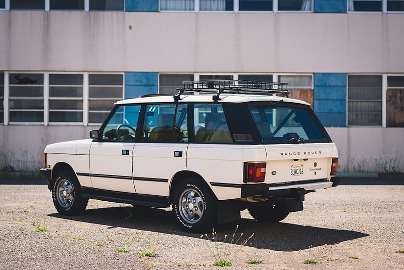 Range Rover, Range Rover County LWB, Car, Off-Road, Old Car, White Car, HD wallpaper