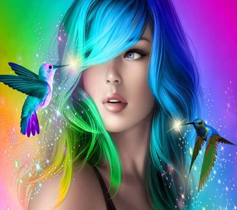 Colorful Beauty, cool, love, HD wallpaper | Peakpx