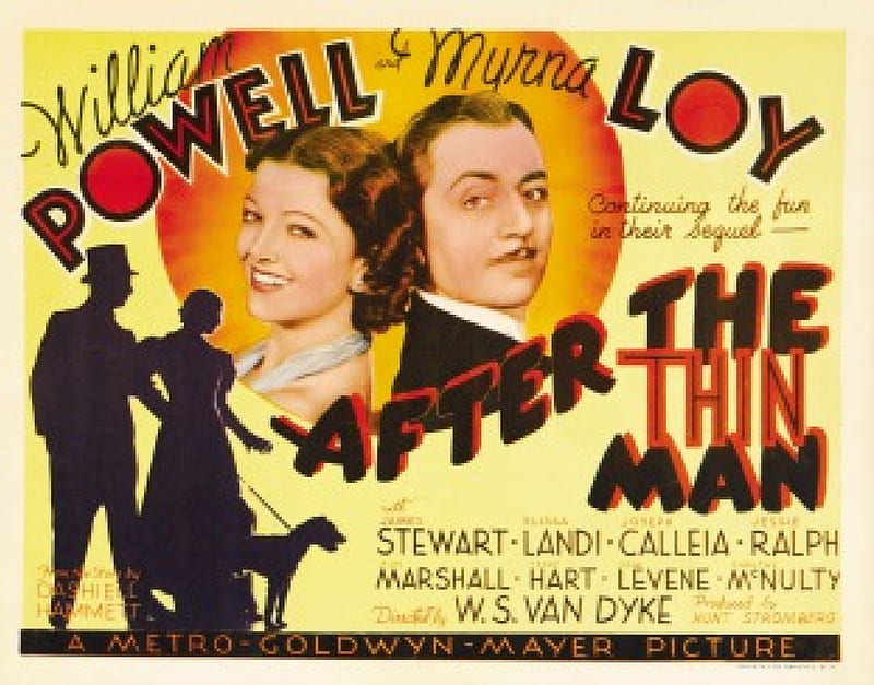 Classic Movies - After The Thin Man (1936), Classic Movies, After The Thin Man, Myrna Loy, William Powell, The Thin Man Movies, HD wallpaper