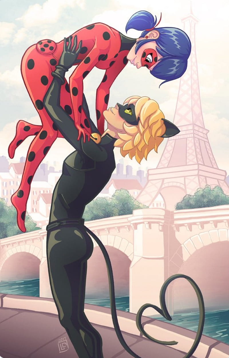 Miraculous, ladybug and cat noir, HD phone wallpaper