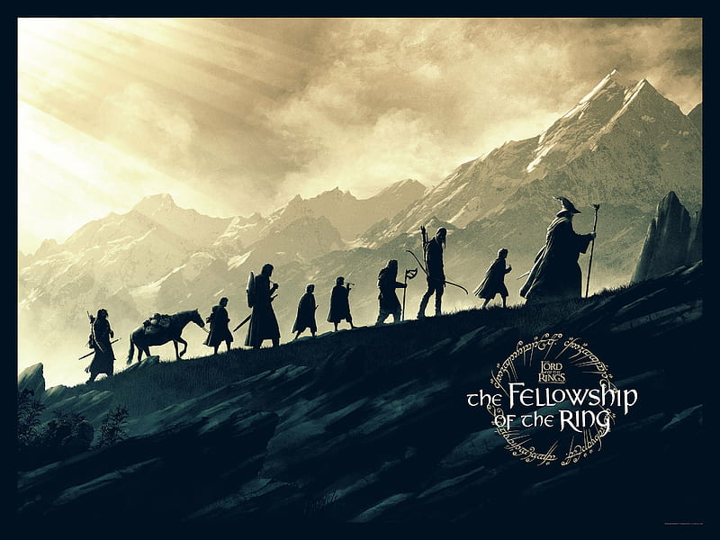 The Lord of the Rings: The Fellowship of the Ring Poster, HD wallpaper