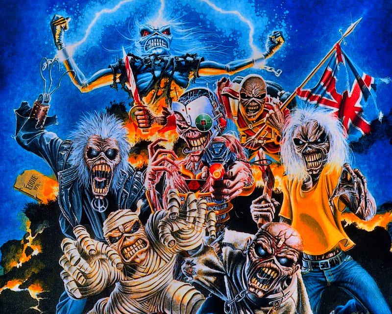 Iron Maiden - Best of the Beast, music, band, metal, iron maiden, beast, heavy, iron, eddie, maiden, HD wallpaper