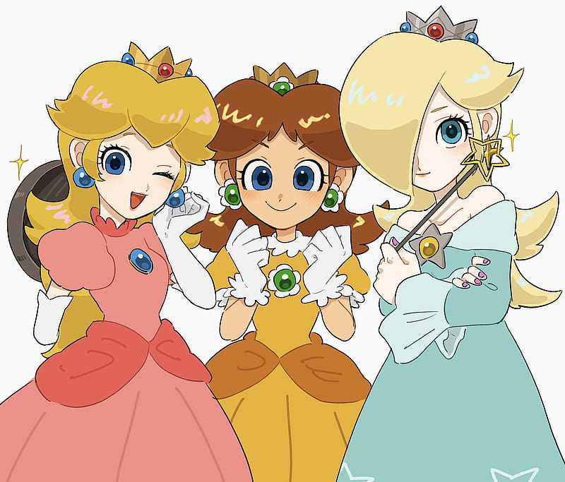 Mario, Super Mario Bros., Princess Daisy , Princess Peach , Rosalina (Mario), HD wallpaper