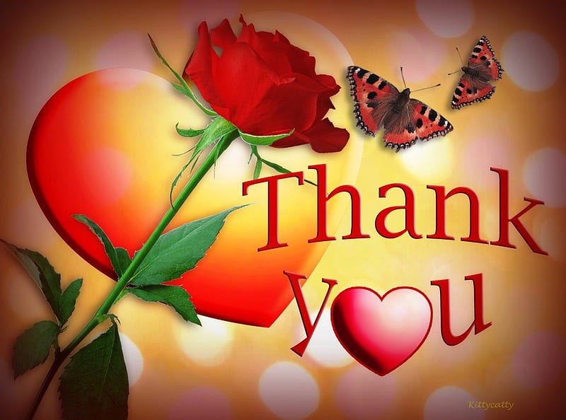 thank you images with red roses
