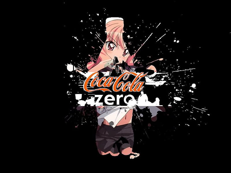 coca cola zero, coca cola, soft drink, advertisement, HD wallpaper