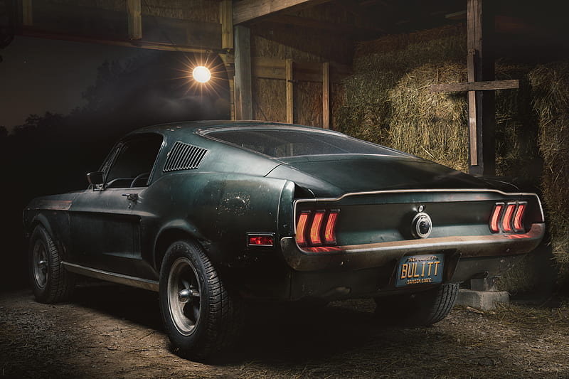 1968 Mustang GT Fastback Rear, ford-mustang, ford, mustang, 2018-cars, HD wallpaper